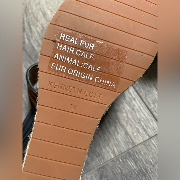 Brand new Kenneth Cole Women's Animal Print Wedge espadrilles - Picture 3 of 4